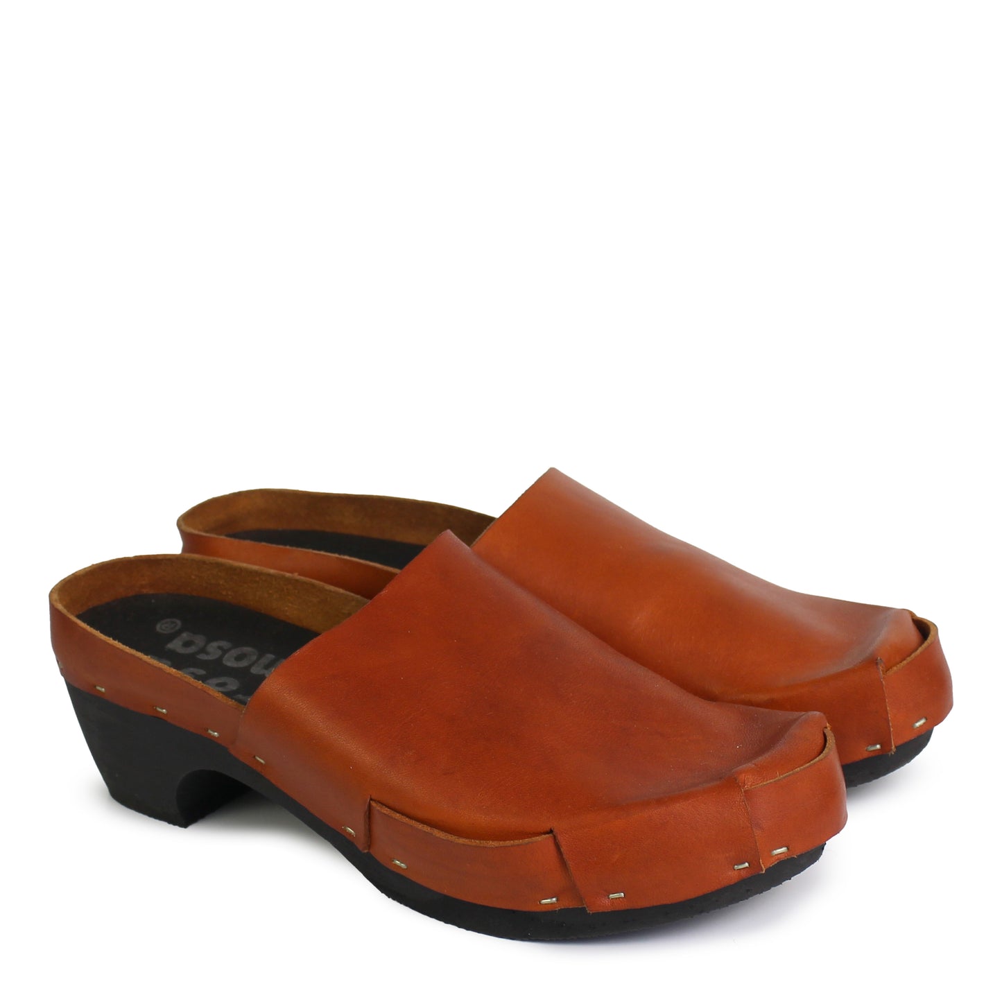 MAGO NOMAD + Leather Dark Clogs + Fieno