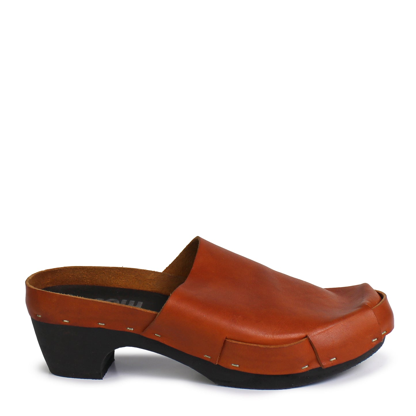 MAGO NOMAD + Leather Dark Clogs + Fieno