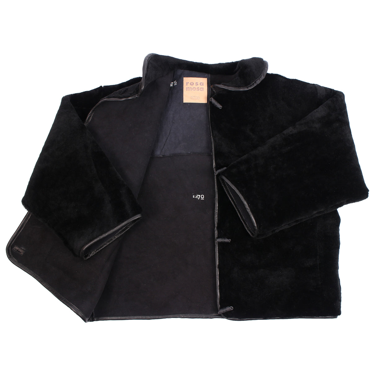 Jacket METEOR COLLAR + Reversible Shearling Jacket + Soft Black