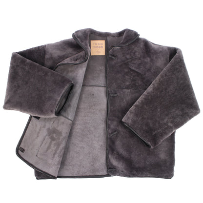 Jacket METEOR COLLAR + Reversible Shearling Jacket + Soft Gray