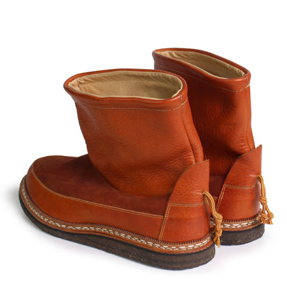 MOC BOOT LEATHER + Leather Welted Boots + Fieno