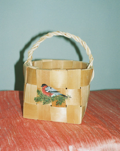 WOODEN SHOPPER SQUARE + Robin