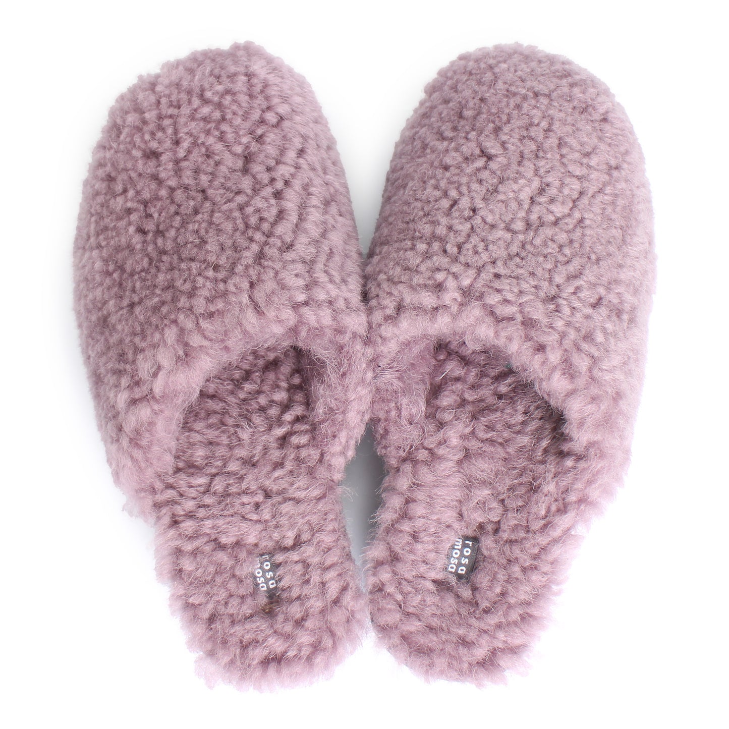 ROCCO FULLY + Shearling Dark Clogs + Lilac