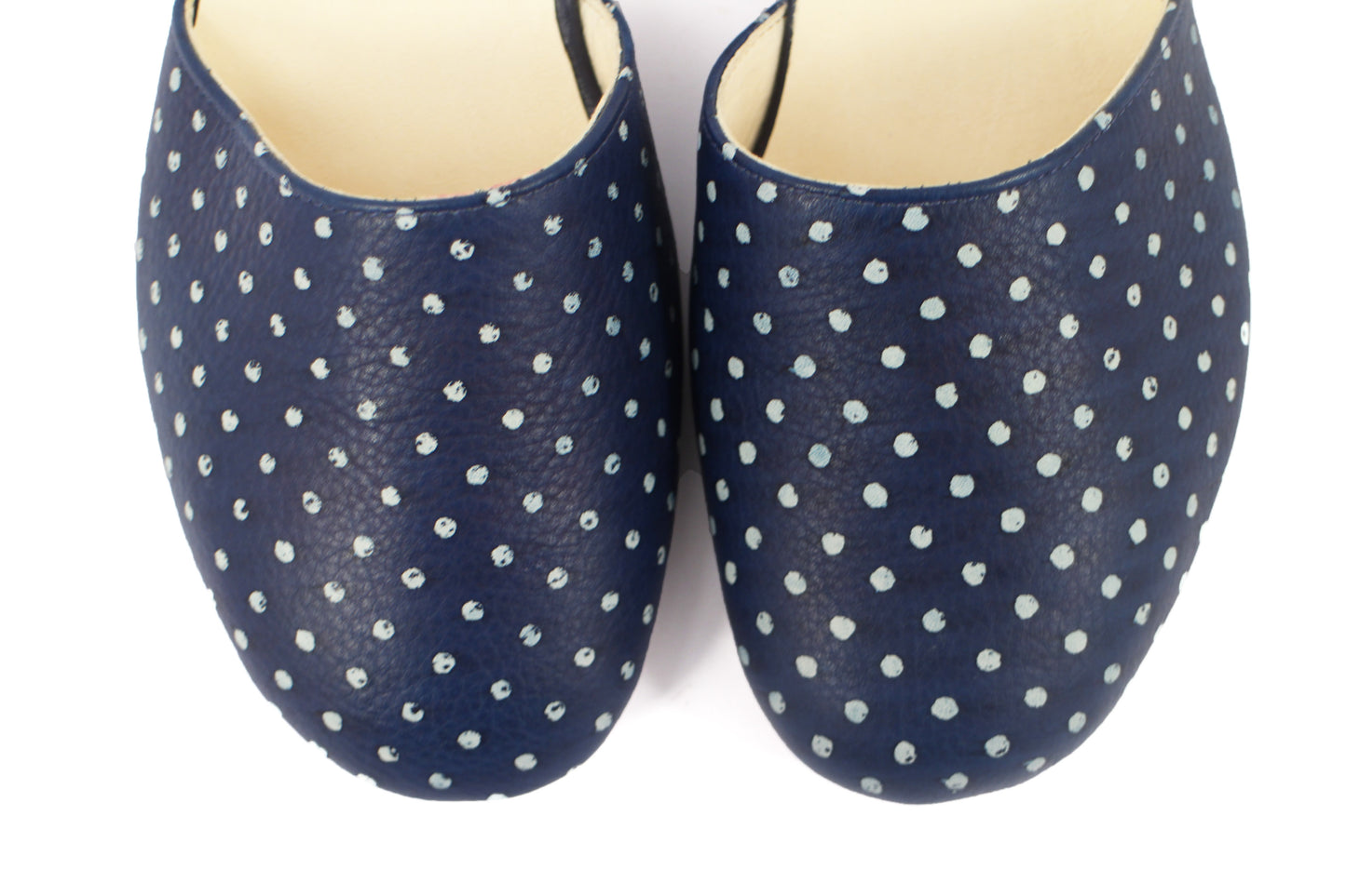 INDIGO BLUEPRINT SLIPPERS DOTS