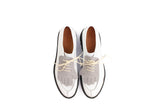 DELEMONT DERBY SHOES  leather white