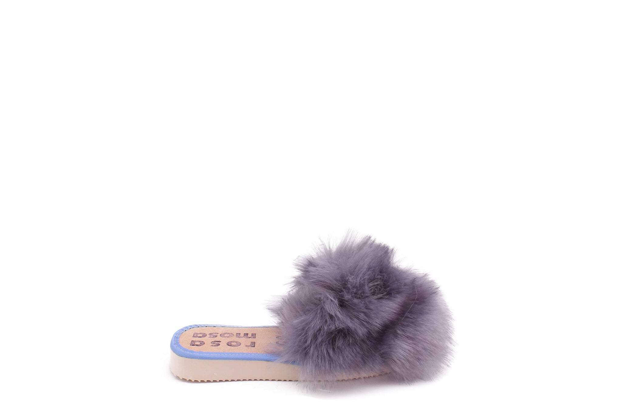 Faux fur SLIPPERS lilac