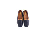 KARRÉ SLIPPERS LEATHER NAVY