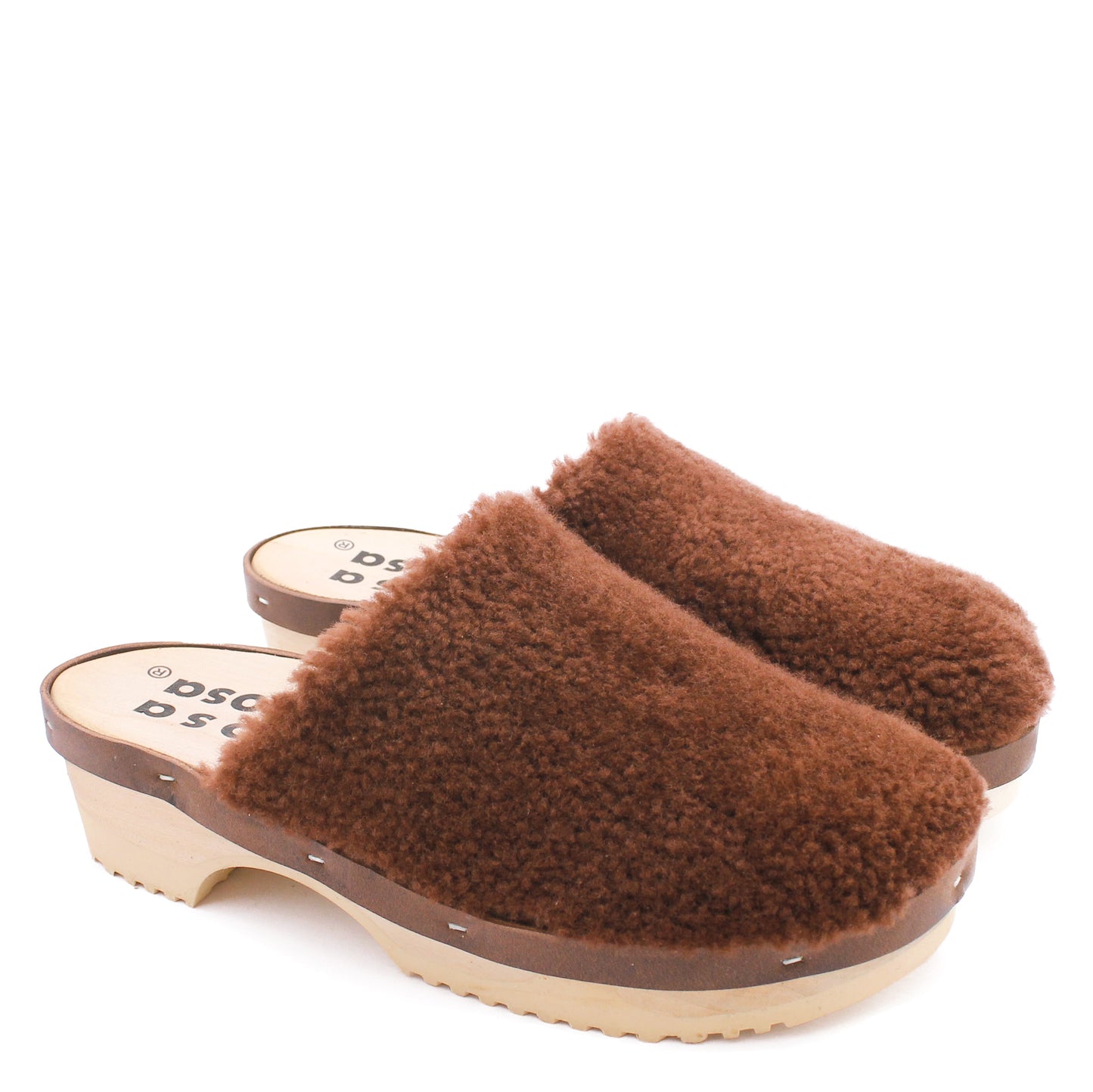 PANTO CURLY + Shearling Clog Shoes + Curly Teddy
