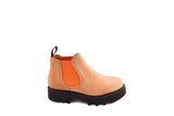 ROSA MOSA SIDE GORE BOOTS IN CAMMELLO WITH ELASTIC in ORANGE 