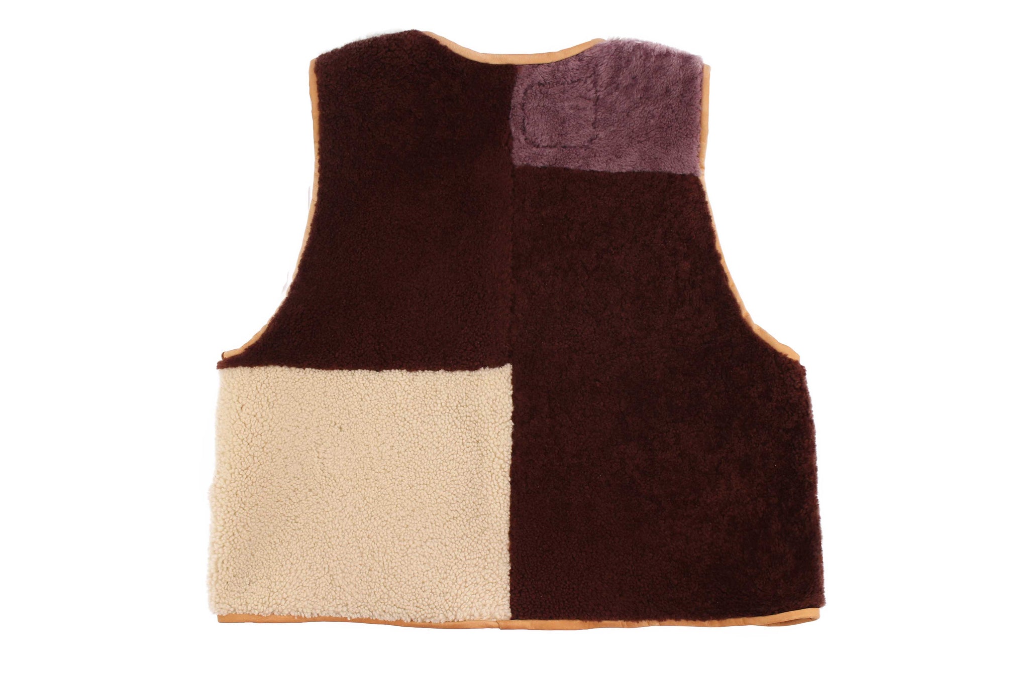 Gilet Vest PATCHWORK +Teddy