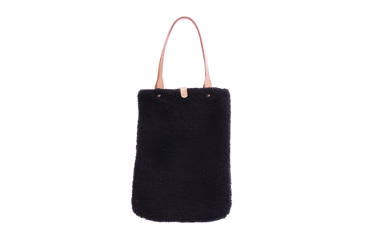 TOTE BAG CURLY BLACK